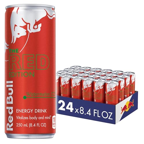 Red Bull Red Edition Watermelon Energy Drink, 8.4 Fl Oz, 24 Cans - Image 1