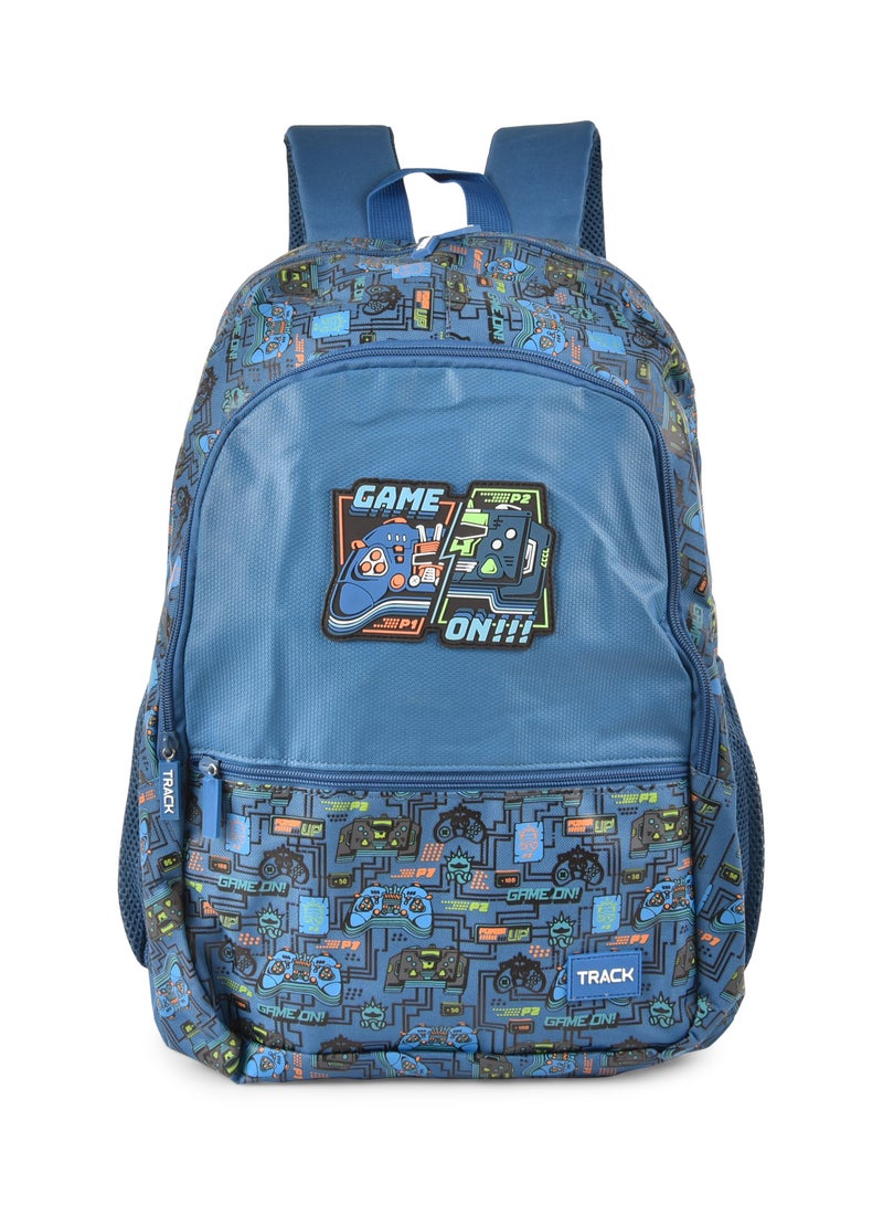 تراك حقيبة ظهر مدرسية تراك، شنطة أنيقة، متينة ونابضة بالحياة مقاس 18 بوصة AS010-18 - Image 1