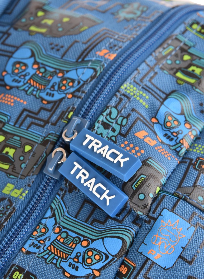 تراك حقيبة ظهر مدرسية تراك، شنطة أنيقة، متينة ونابضة بالحياة مقاس 18 بوصة AS010-18 - Image 4