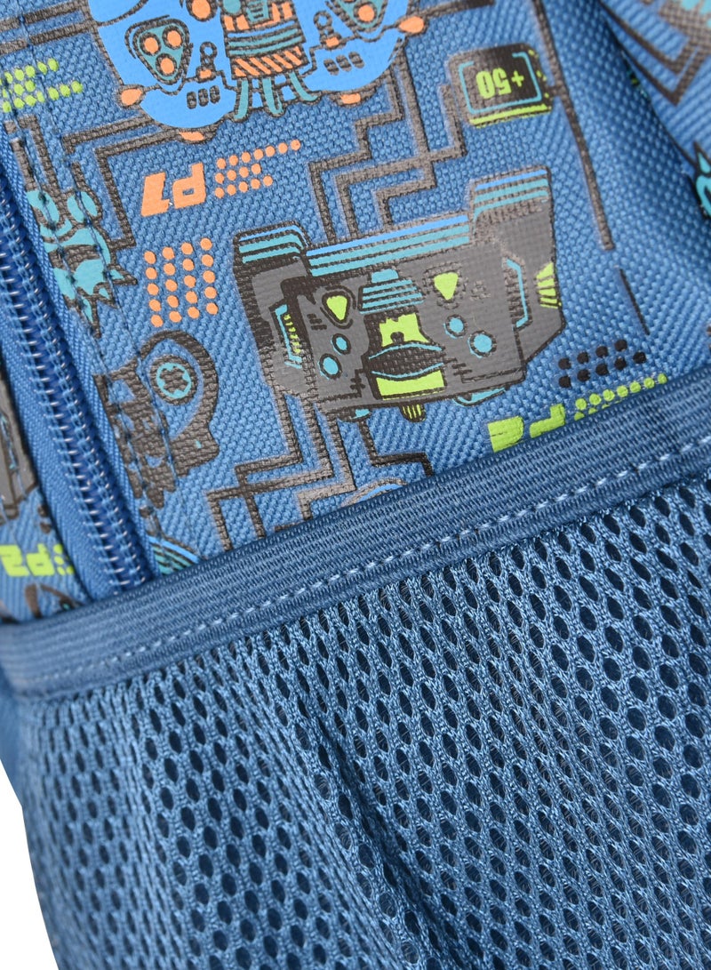 تراك حقيبة ظهر مدرسية تراك، شنطة أنيقة، متينة ونابضة بالحياة مقاس 18 بوصة AS010-18 - Image 3