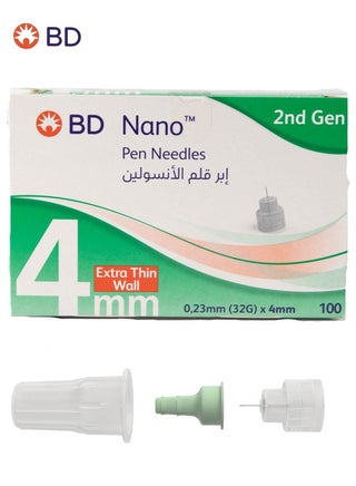 بي دي ابر قلم الانسولين نانو الجيل الثاني 32 جم × 44 مم، 100 قطعة - pzsku/Z22D7B217005C705E1D99Z/45/_/1701602557/cb99f929-38dc-4358-9e89-e3e83cd82ecc