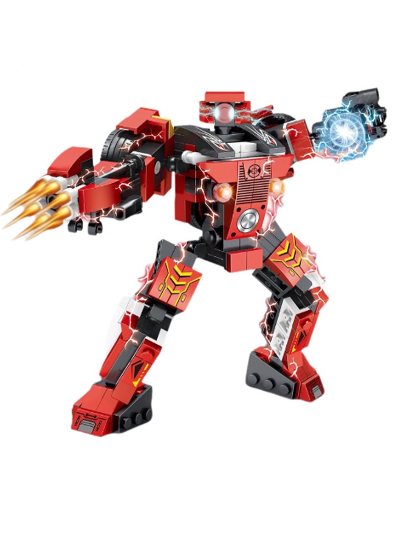 Red Racing Team 328 Piece Building Blocks Assembly Kit And Engineering Toy For Boys And Teens Good For Gift Giving  - Image 1