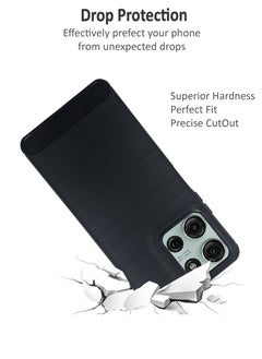 Waldic Motorola Moto G75 5G Premium Silicone Case For Motorola Moto G75 5G  - Black  - Image 4
