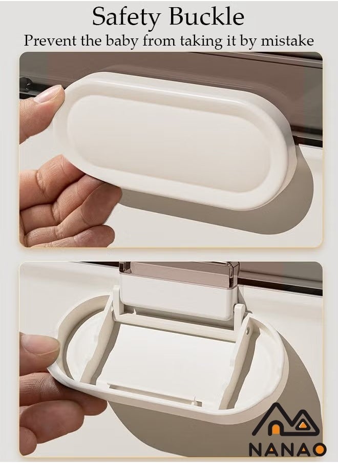 NANAO - Medicine Box Plastic Medicine Storage Box Family Emergency Kit Medical Kit 3 Layers Home First Aid Box Child Proof Medicine Box Organizer Pill Case with Compartments and Handle - Image 1