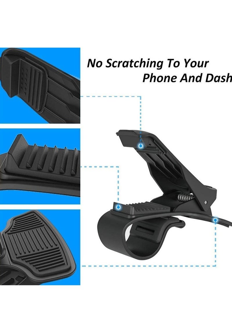 ELTRAZONE Car Phone Holder Dashboard Cellphone Mount Mobile Clip Stand HUD Non-Slip Cell Phone Holder Design for Smart phone(3.0-6.5inch) - Image 4