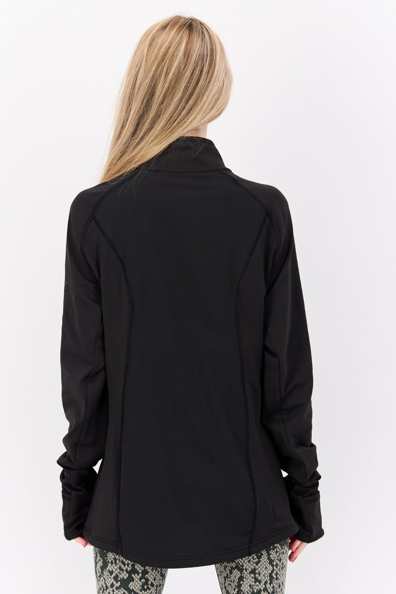 PUMA Women Sportswear Fit Brand Logo Training Jacket, Black  - Image 3