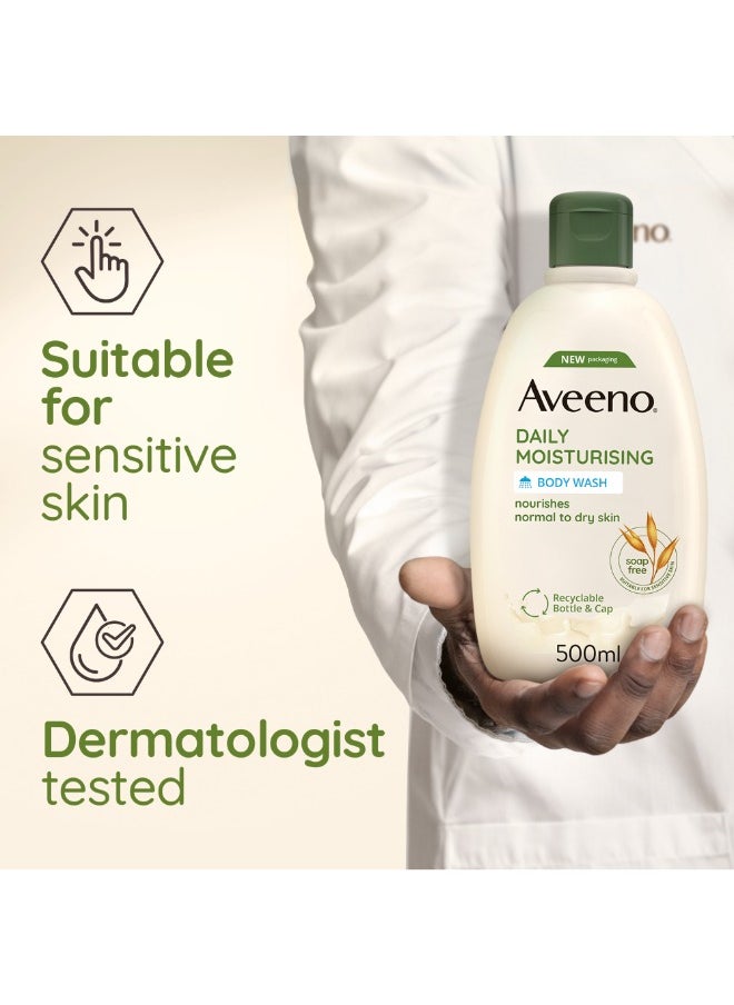 Aveeno Daily Moisturising Body Wash 500ml  - Image 4