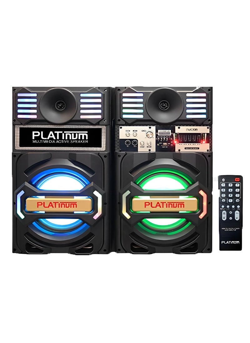 Platinum Subwoofer equipped with Bluetooth technology - memory card port - USB port and remote model AH-10600  - Image 1