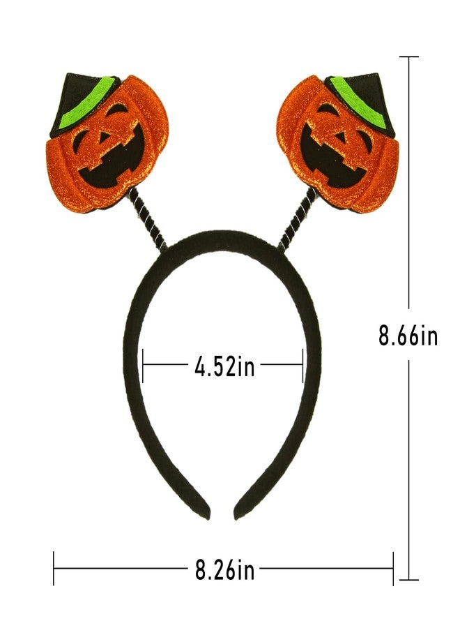 FOIMAS 6pcs Halloween Headbands,Pumpkin Spider Bat Ghost Headband for Kids Girls Boys Halloween Costume Party Decoration Supply - Image 2