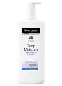 Neutrogena naturals Neutrogena Norwegian Formula Deep Moisture Body Lotion Dry And Sensitive Skin, 400 Ml  - Image 1