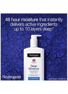 Neutrogena naturals Neutrogena Norwegian Formula Deep Moisture Body Lotion Dry And Sensitive Skin, 400 Ml  - Image 4