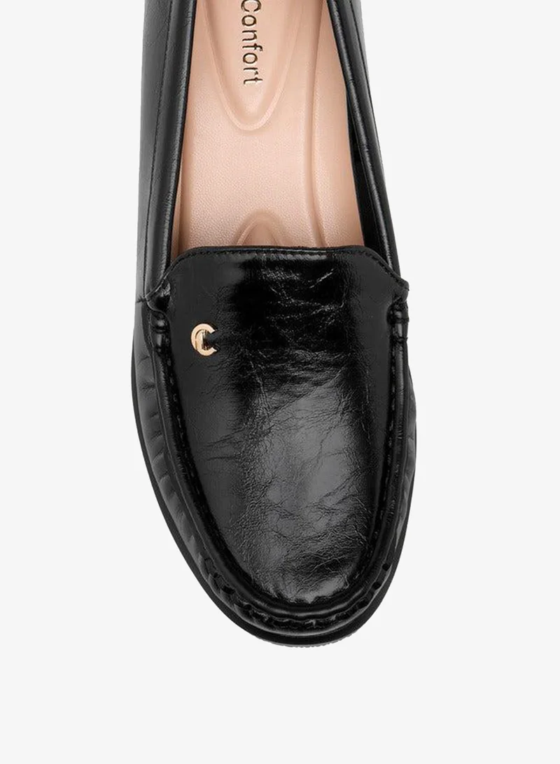 Le Confort  Solid Slip-On Loafers With Wedge Heels for Women | Best Price UAE