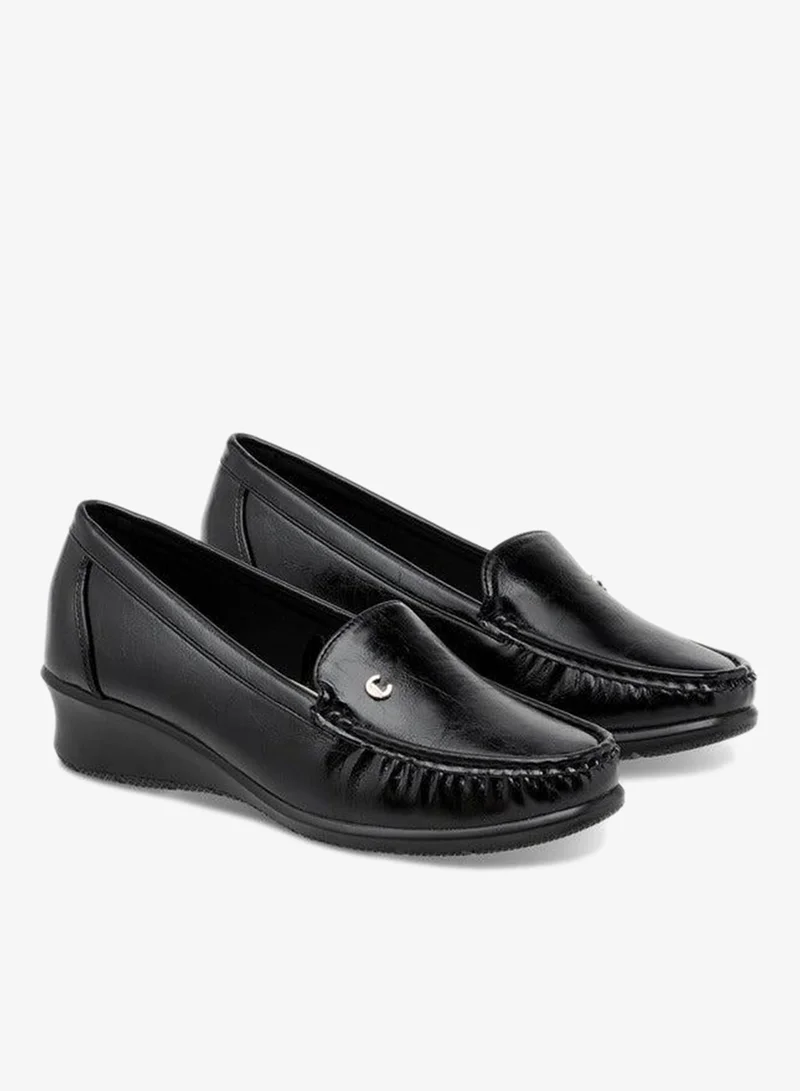 Le Confort  Solid Slip-On Loafers With Wedge Heels for Women | Best Price UAE