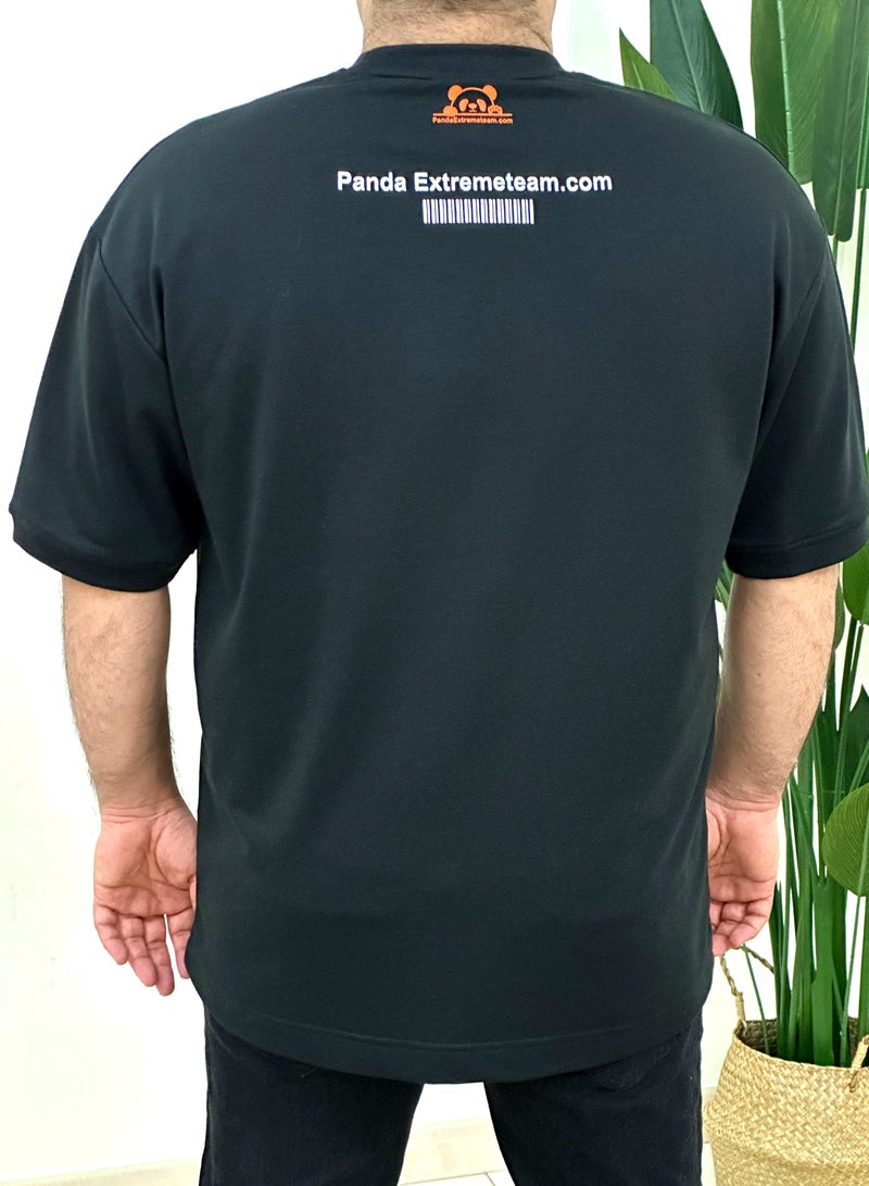 panda extreme team teddy cotton drop shoulder t shirt over size all size  - Image 5