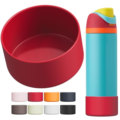 Affute Silicone Boot for Owala Water Bottle 40 oz, Anti-Slip Protective Sleeve for FreeSip/Twist/Flip Water Bottles,BPA Free,Bottom Bumper Cover Protects Water Bottles from Scratches(Summer Sweetness) - Image 1