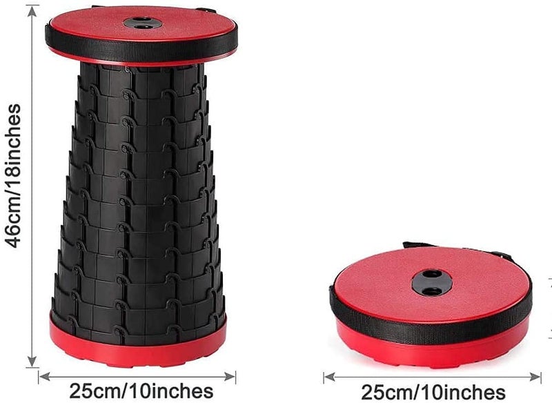 FAGVA HeightAdjustable Telescopic Stool MultiPurpose Folding Table for Work from Home Study Dining Camping Picnic Outdoor Multicolor - Image 2