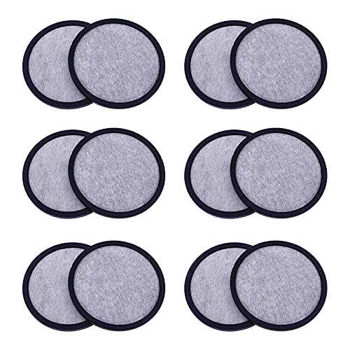 12Pack Replacement Charcoal Water Filter Discs for Mr Coffee Brewers Coffee Machines