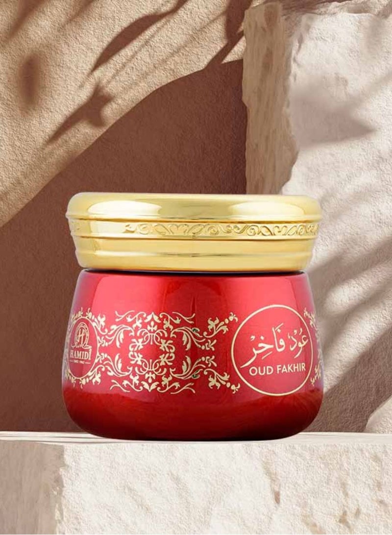 Hamidi Fakhir Muattar 100% Pure Oriental Oud Bakhoor 40 Grams Long Lasting Smoke-Free Aroma Refreshing Beauty of Nature - Image 2