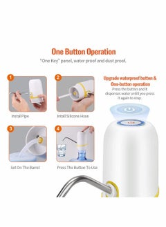 Y&D Water Bottle Pump 5 Gallon Dispenser USB Charging Automatic Portable Electric Drinking Switch  - Image 4