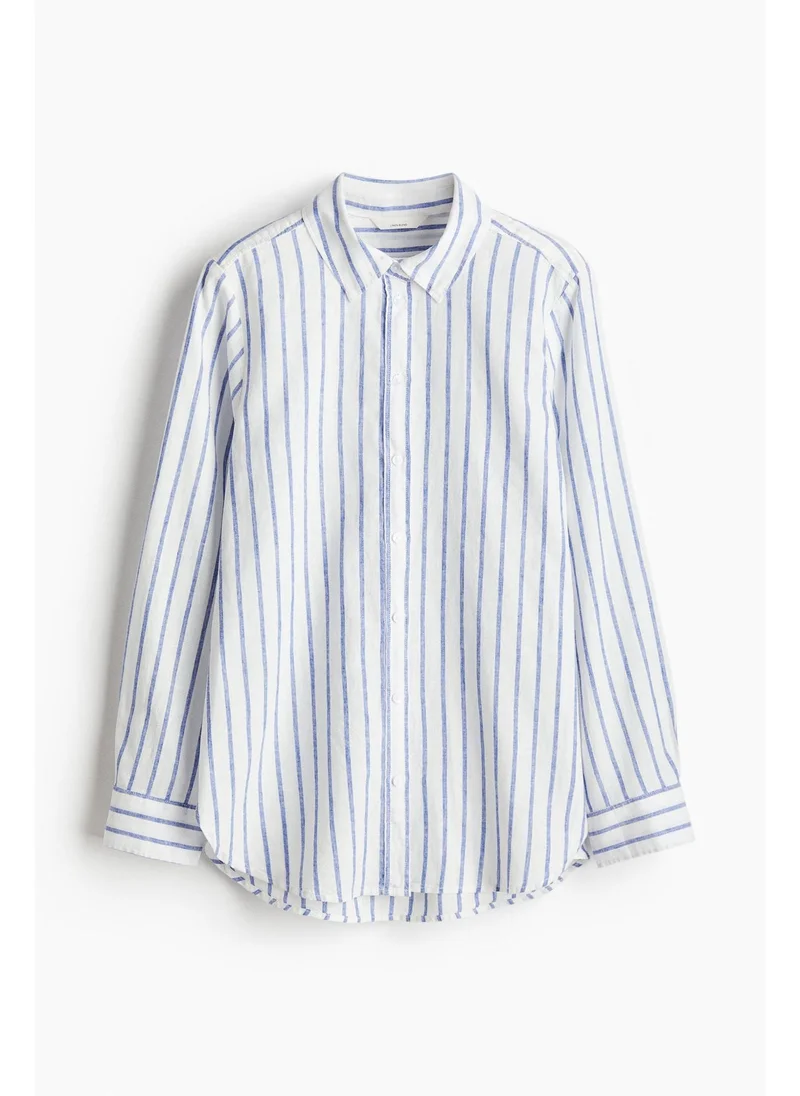 H&M Linen-blend shirt