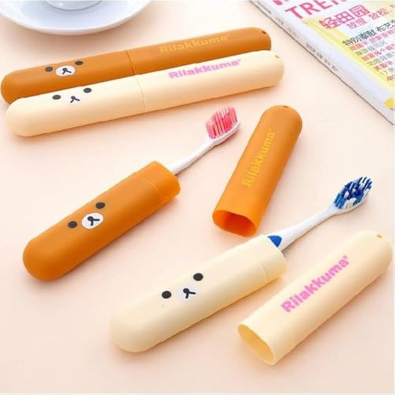Cartoon Travel Toothbrush Case, 1-Piece Portable Storage Box Set, Multicolor - Image 5