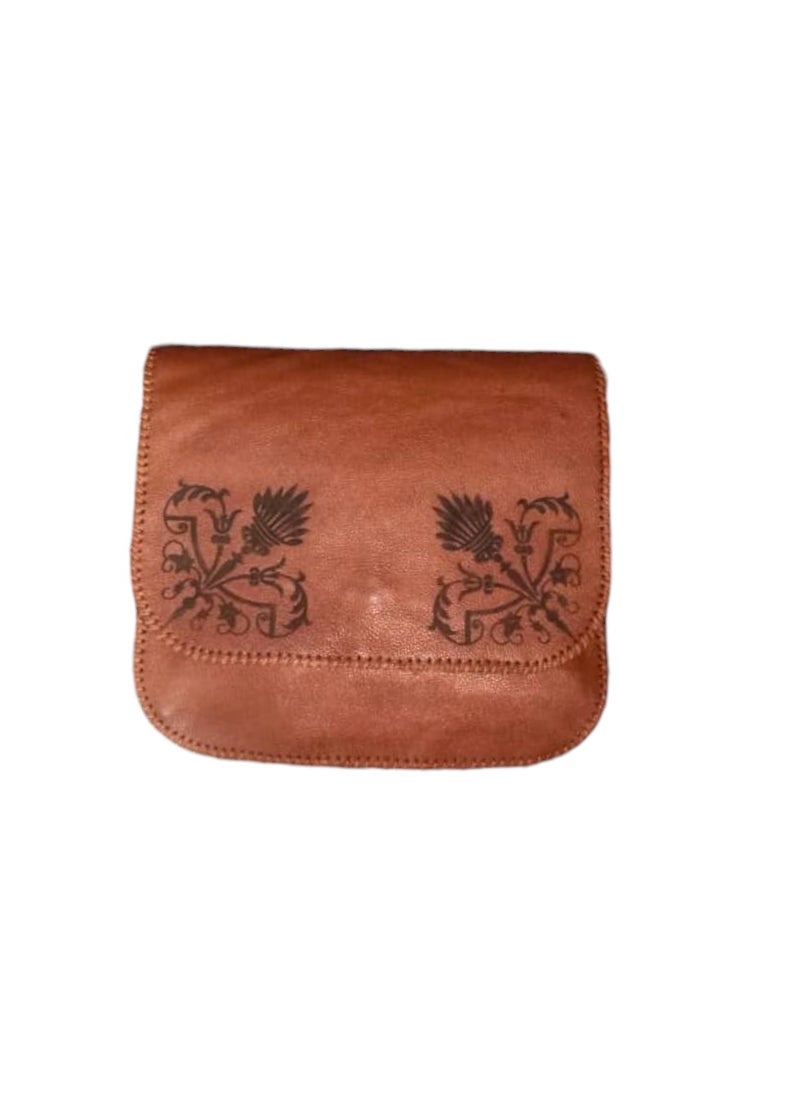 Sheer Fashionable Leather Crossbody Bag  - Image 1