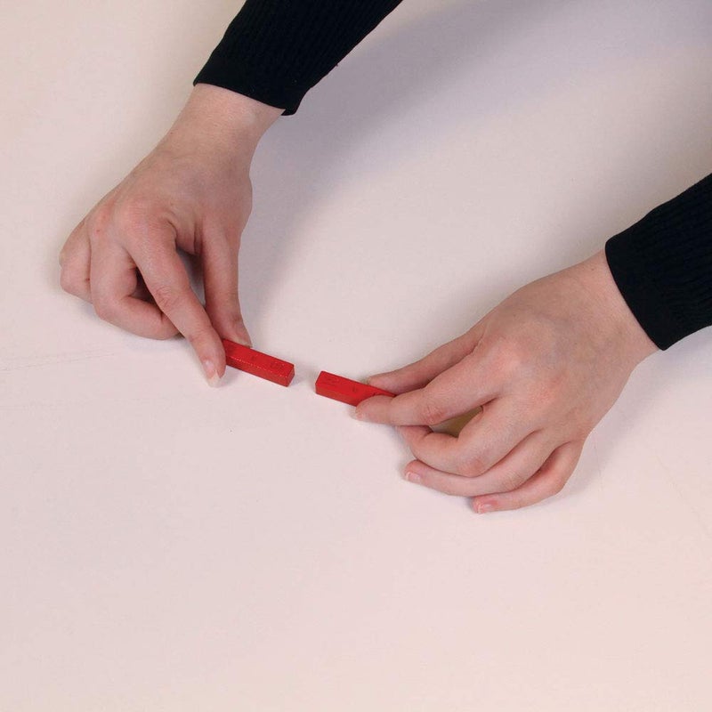 hand2mind hand2mind Red Ceramic Bar Magnets 15 Inch Pack of 6 - Image 3