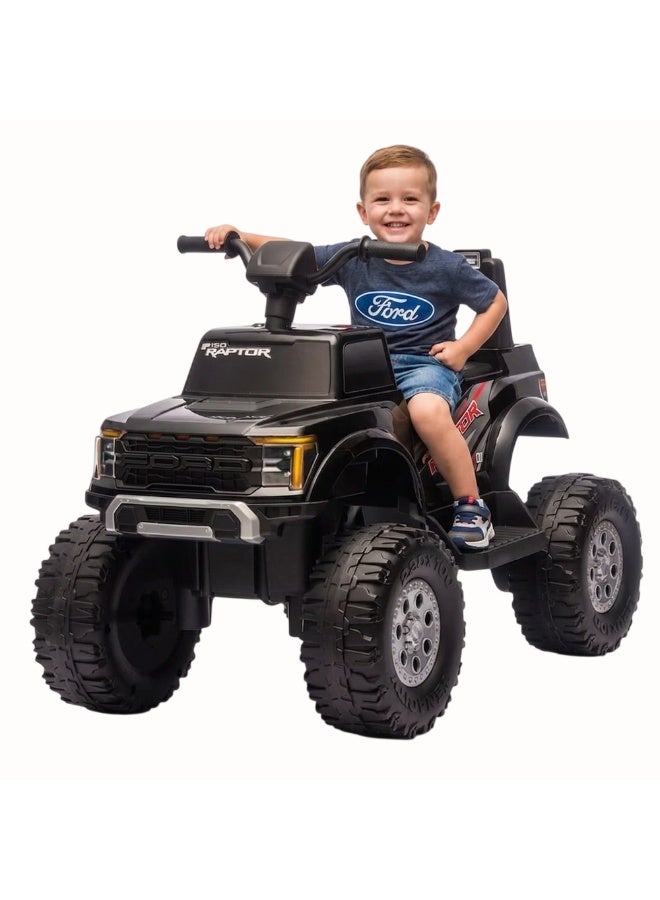 Ford F-150 Kids Atv Ride On Battery Powered Ride On Toy 12V - Black - Image 3