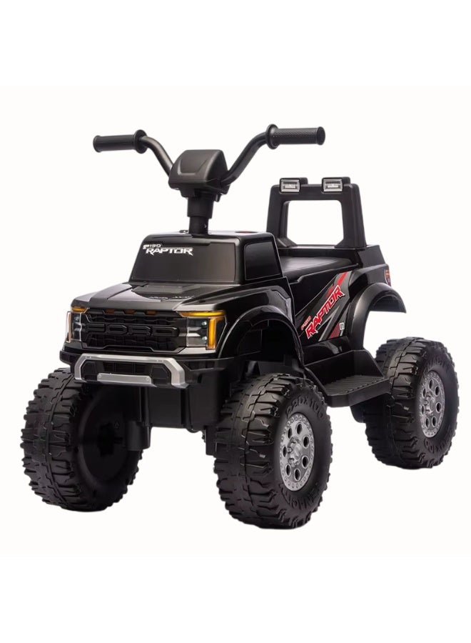 Ford F-150 Kids Atv Ride On Battery Powered Ride On Toy 12V - Black - Image 1