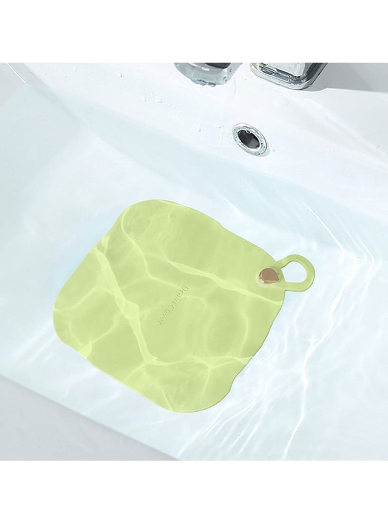 SYOSI Tub Stopper Silicone Floor Drain Anti-Odor Mat, Sewer Mat Deodorizing Drain Plugs, Kitchen Seal Sewer Deodorization Cover for Kitchen, Bathroom and Laundry (5.7x5.7 Inch)  - Image 3