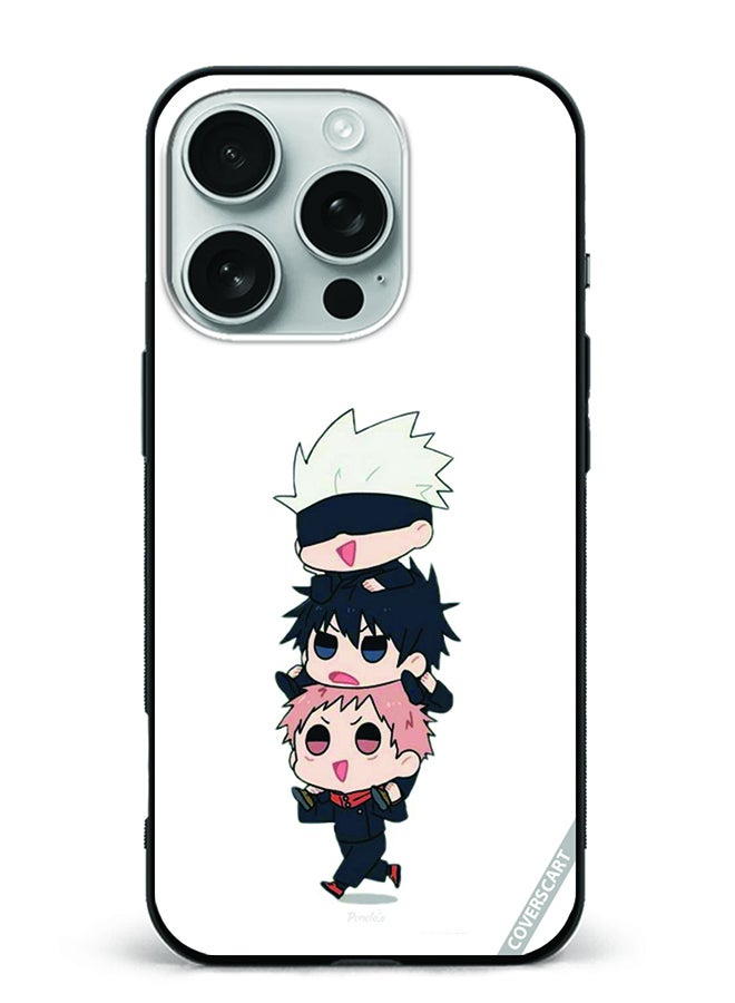 COVERSCART Protective Case Cover For Apple iPhone 16 Pro Jujutsu Kaisen Design Multicolour