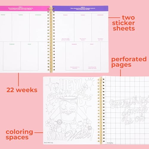 ban.do Coloring Books For Adults with Prompts, Relaxing Activity Book for Women, Guided Creative Journey, Art Odyssey - Image 3