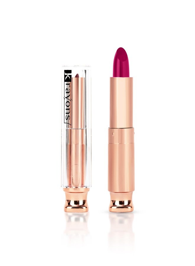 كرايونز أحمر شفاه كلاسيك طويل الأمد غير لامع من كرايونز | لون كثيف | مرطب | غني بالأصباغ | ناعم وخفيف الوزن | أحمر شفاه للنساء يناسب جميع درجات اللون الهندي (وردي فاتح) - Image 1