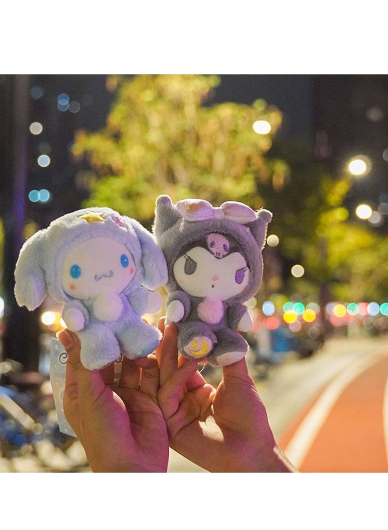 SYOSI Plush Keychain, 5 in Plush Toy Doll,  Sanrio Plush Keychain Stuffed Animal Toys Anime Pendant Doll Accessories, Pendant Toy Girls Gift - Image 4