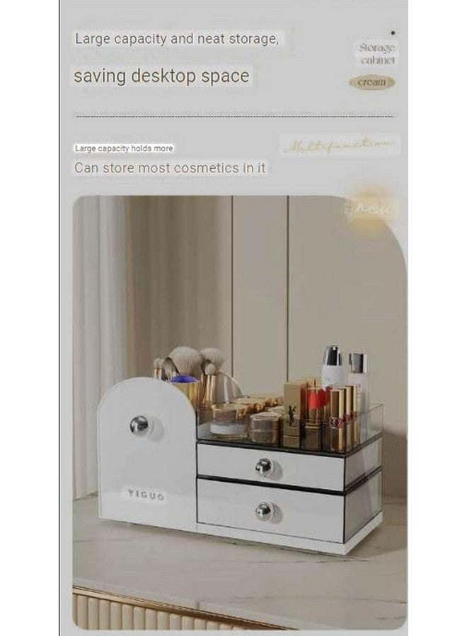 Azelf Large Capacity Skin Care Rack Cosmetic Storage Box Desktop High-Level Dressing Table Lipstick Eyebrow Pen Storage Box - Image 2