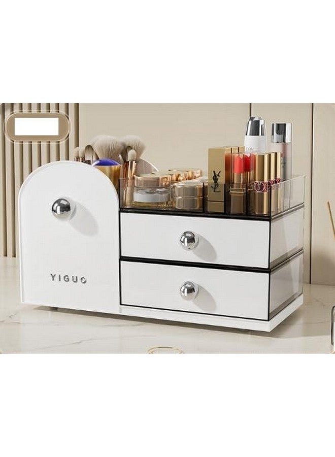 Azelf Large Capacity Skin Care Rack Cosmetic Storage Box Desktop High-Level Dressing Table Lipstick Eyebrow Pen Storage Box - Image 1