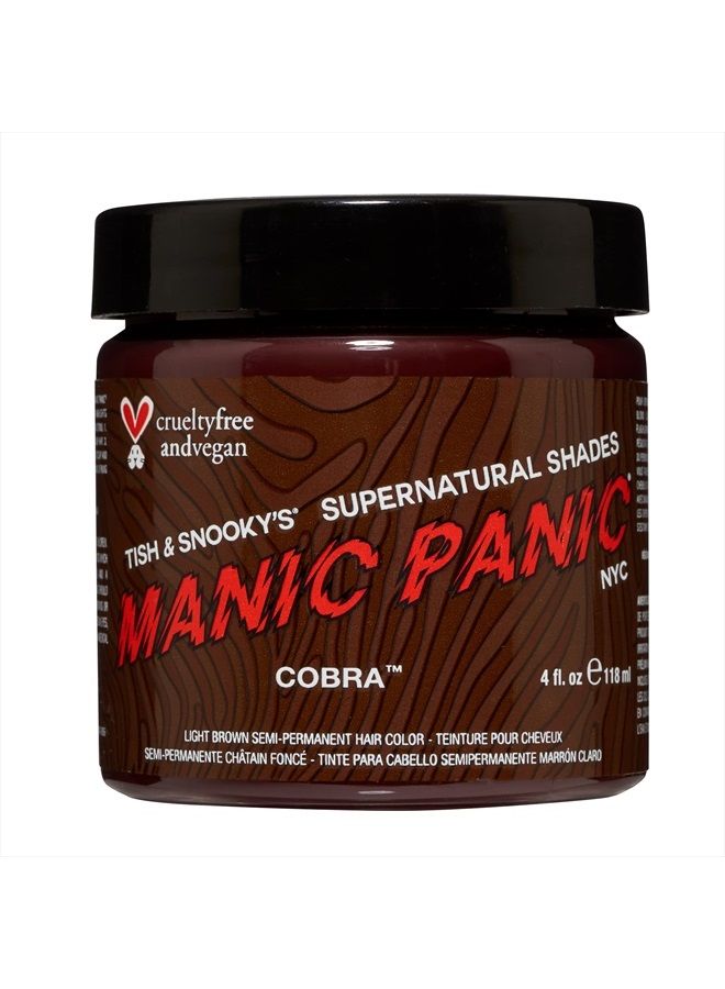 Manic Panic صبغة شعر سوبر ناتشرال كوبرا بني فاتح - Image 1