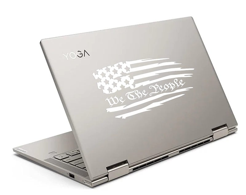 MAZ DISTRIBUTIONS – We The People Sticker – Vinyl Decal for Laptop – Removable Waterproof Sticker for Waterbottle – Useable Indoor and Outdoor for Mailbox – Easy use for Car, SUV and Van – MAZ 413 - Image 4