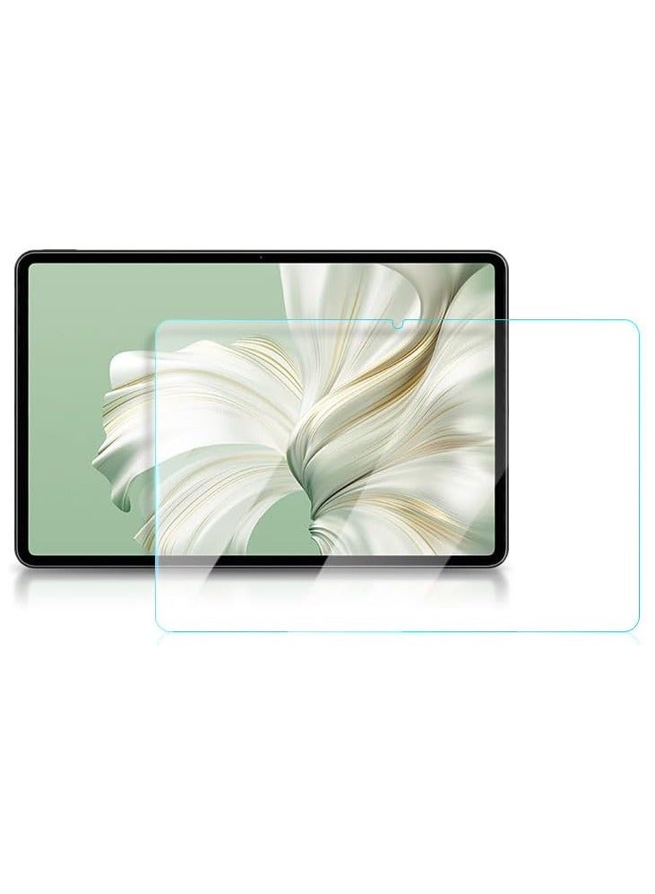 عام 1 قطعة واقي للشاشة مضاد للصدمات مضاد للكسر مضاد للخدش متوافق مع ماتيبوك إي در-دبليو 76 12.6 بوصة 2023 ، زجاج مقسى شفاف 9 ساعات 2.5 د واقي للشاشة ممتاز - Image 2