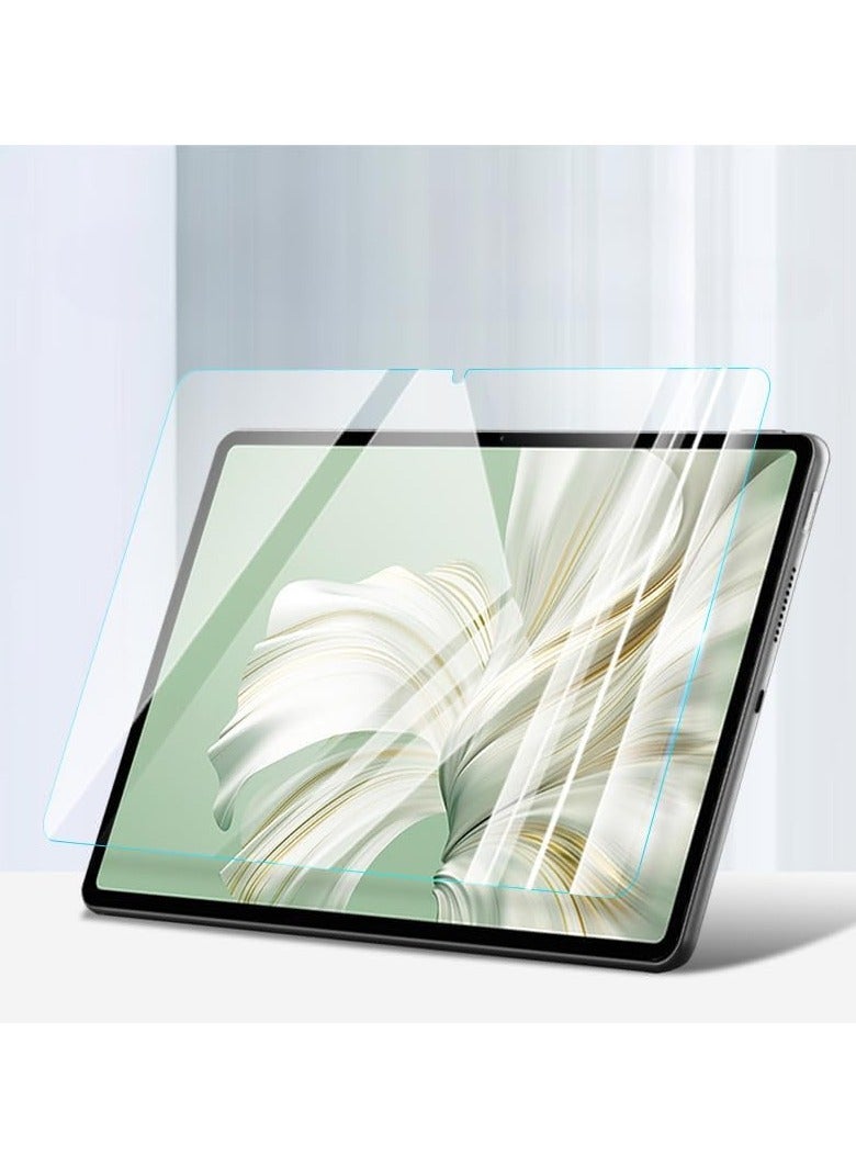 عام 1 قطعة واقي للشاشة مضاد للصدمات مضاد للكسر مضاد للخدش متوافق مع ماتيبوك إي در-دبليو 76 12.6 بوصة 2023 ، زجاج مقسى شفاف 9 ساعات 2.5 د واقي للشاشة ممتاز - Image 3