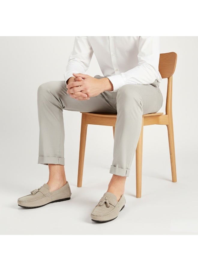 Men's suede loafer shoes – a modern moccasin design with exceptional lightness and comfort for everyday and casual wear. - Image 1