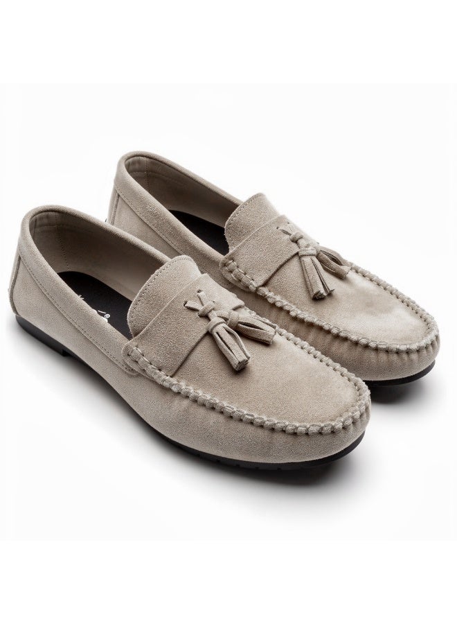 Men's suede loafer shoes – a modern moccasin design with exceptional lightness and comfort for everyday and casual wear. - Image 2