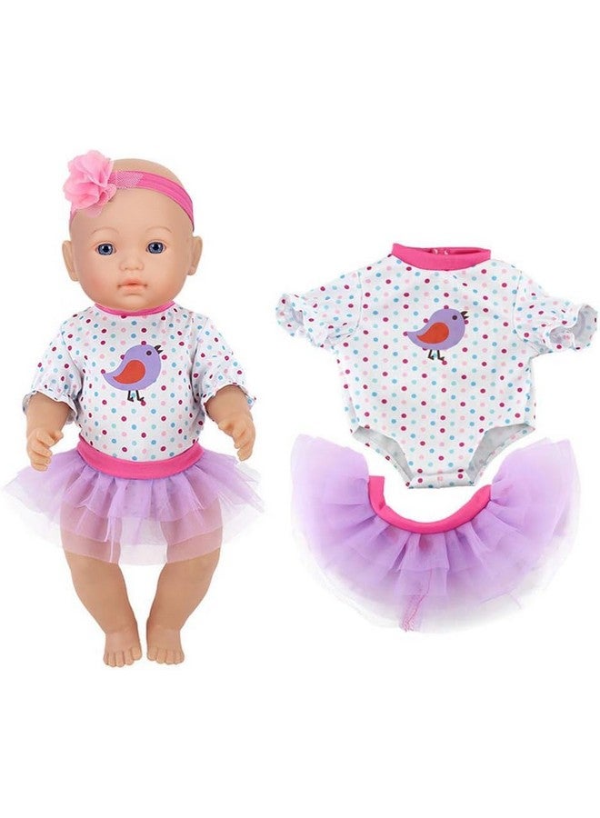 ebuddy Doll Clothes 4 Sets Doll Fashion Outfits Fit for 43 cm New Born Baby Dolls 14-16-17 Inch Baby Dolls 15 inch Dolls 18 inch Dolls（No Doll - Image 5