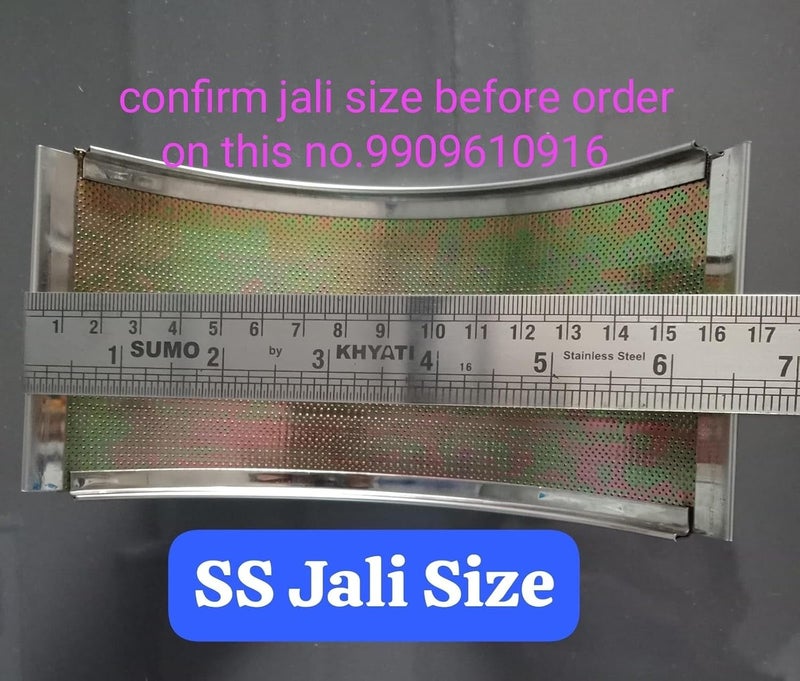 Real Aata Maker Atta chakki ss Jali gharghanti ss Jali 1 Number ni Flour Mill Jali girni ki Jali 1 Number Jali SS Jali Number 1 - Image 3