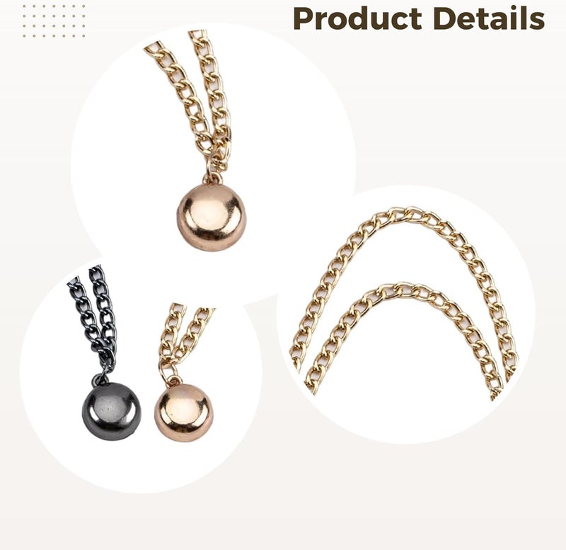 4 Pcs Clothing Clip, Adjustable Pants Cuff Fastener, Waist Slimmer, Rose Gold, Silver, Black, Gold Set, Multi-Function, No-Sew - Image 5