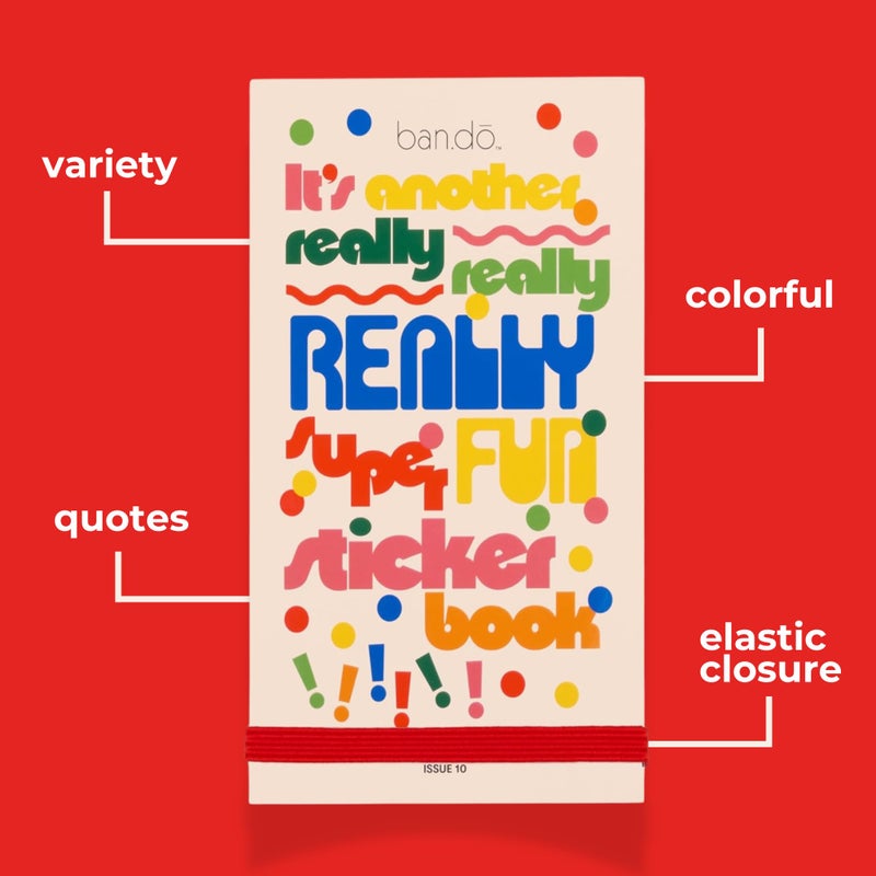 ban.do Sticker Book with Over 700 Assorted Stickers and 35 Sheets, Fun/Colorful/Aesthetic Pack with for Scrapbooking Planners or Journals (Issue 10) - Image 3