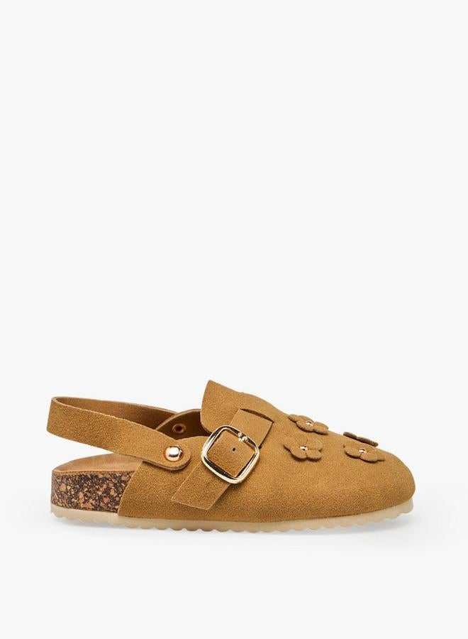 Flora Bella By Shoexpress Girls Floral Accent Sandals - Image 1