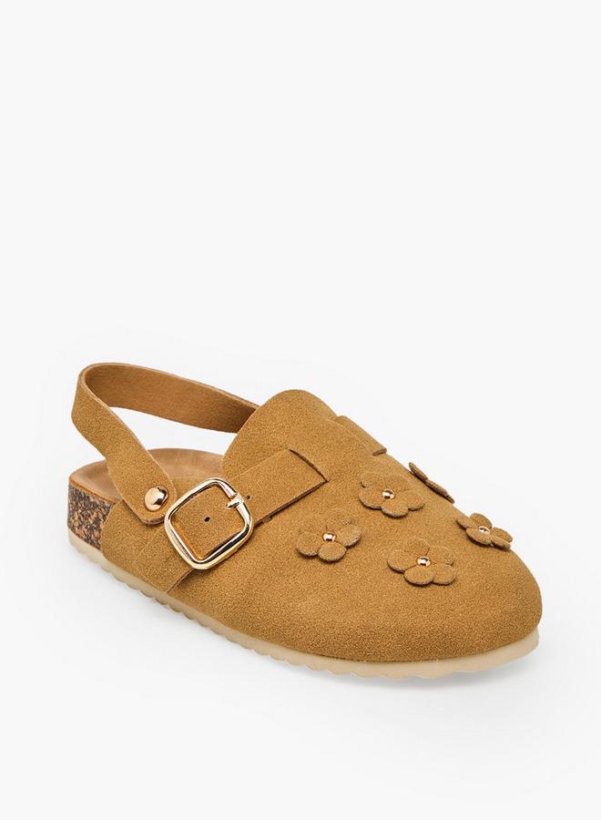 Flora Bella By Shoexpress Girls Floral Accent Sandals - Image 2