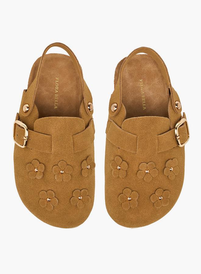 Flora Bella By Shoexpress Girls Floral Accent Sandals - Image 3