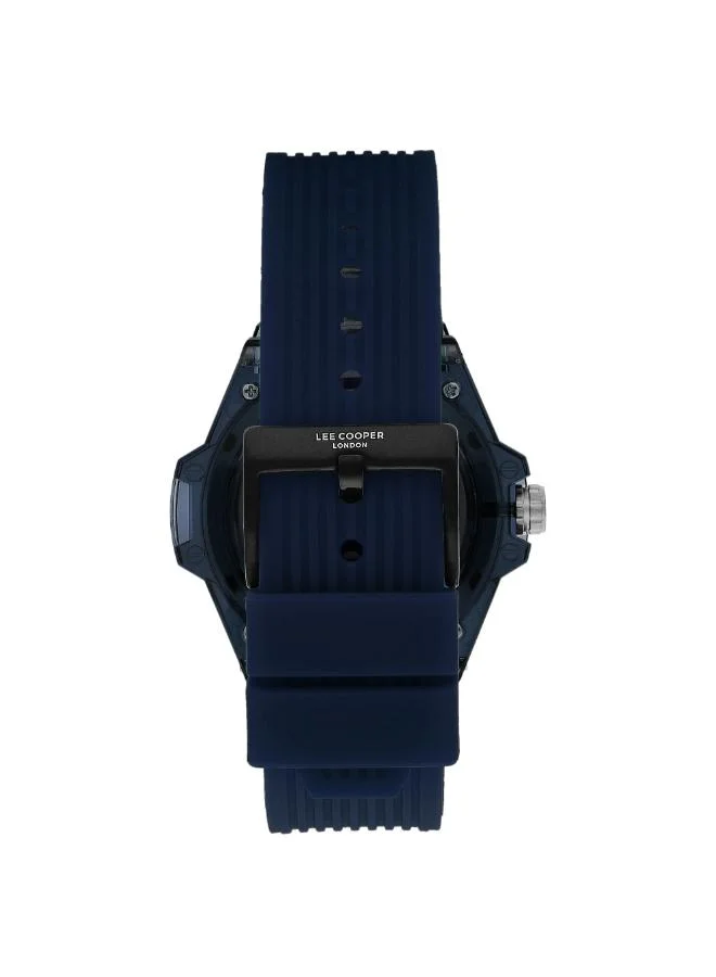 Lee Cooper Men's Silicone Multi Function Watch LC07975.399 - 44 mm